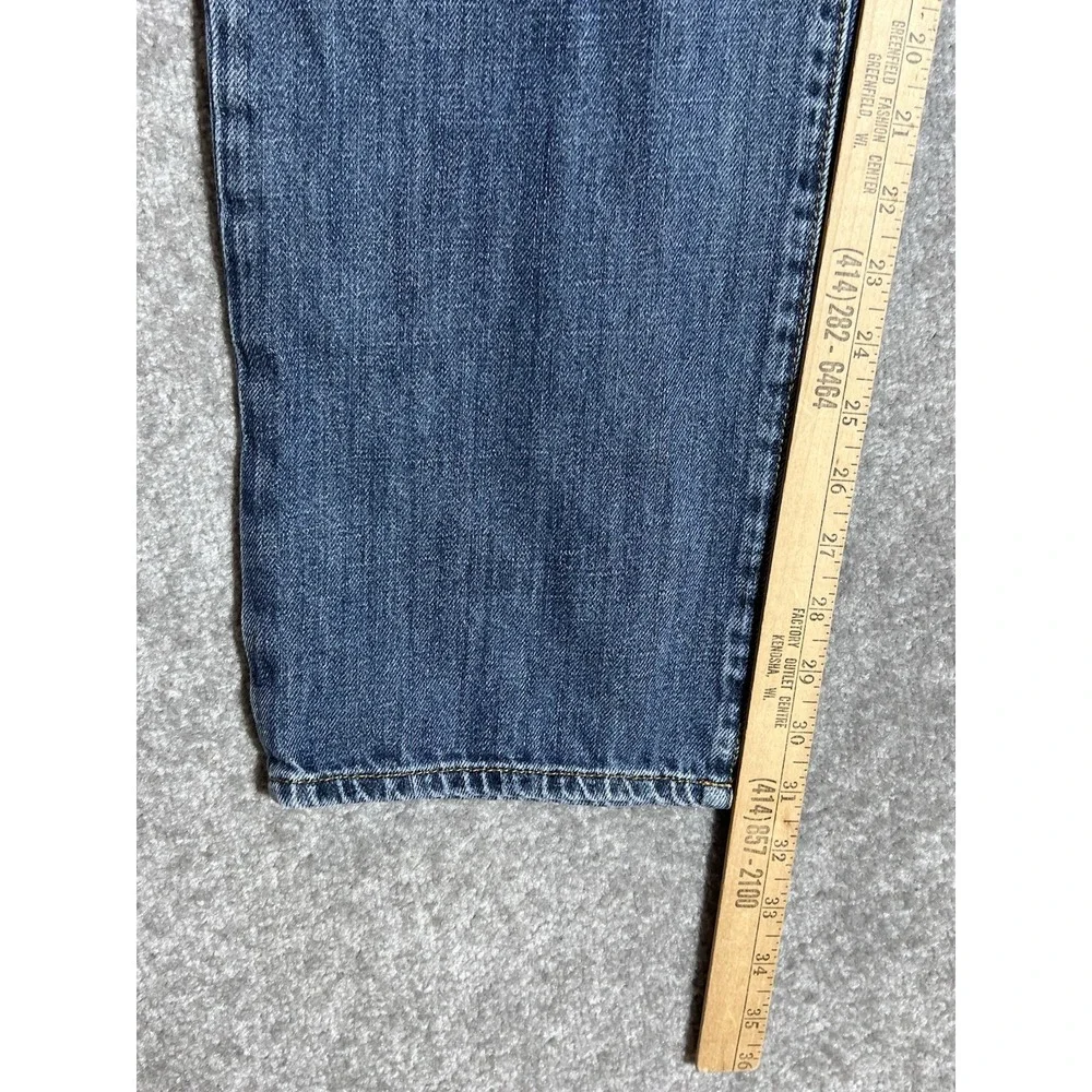 GAP Straight Vintage Jeans Mens Size 36x32‎ Blue Cotton 5 Pocket Denim